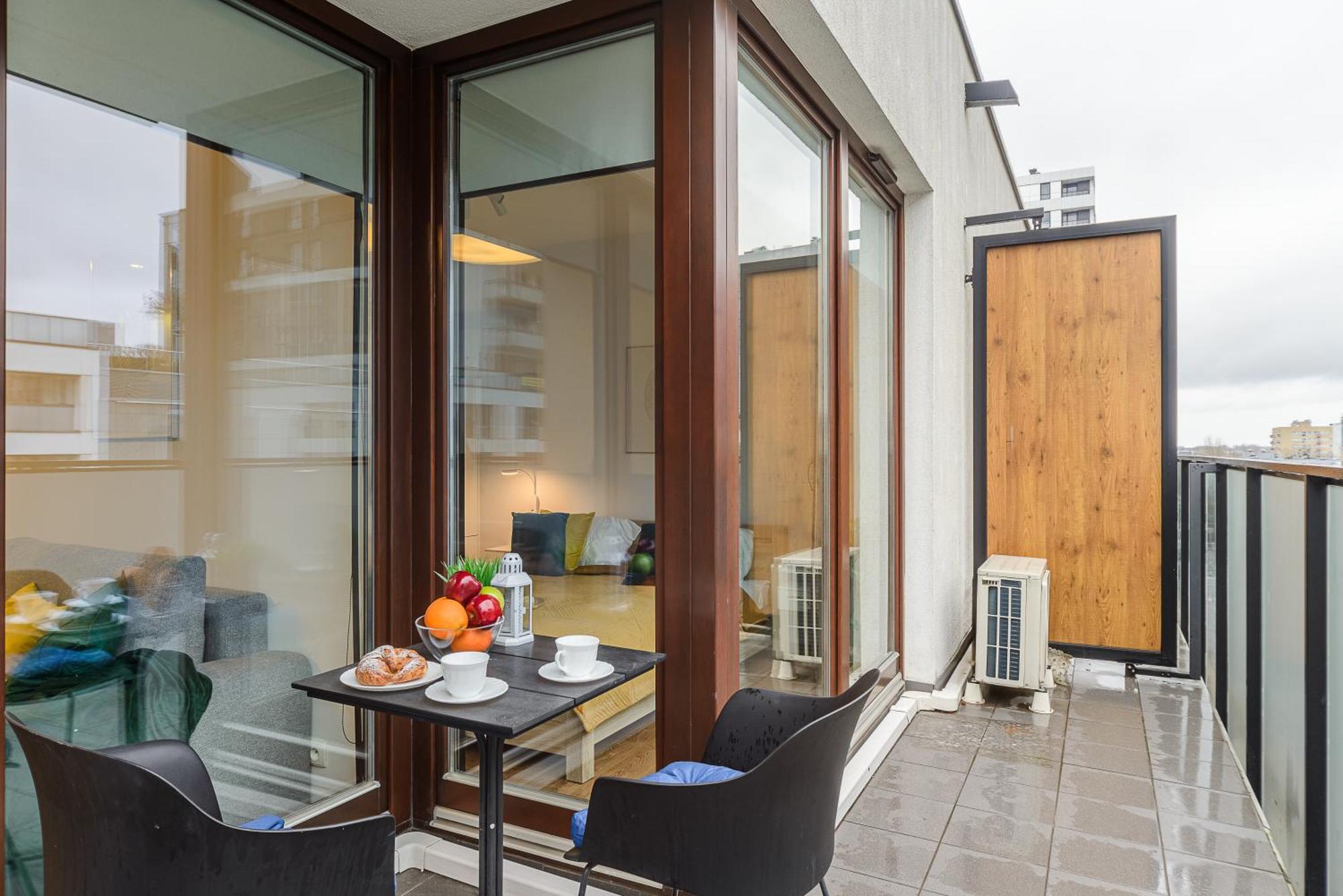 Cozy Family Apartments With Balcony Near Zlote Tarasy Warschau Kamer foto