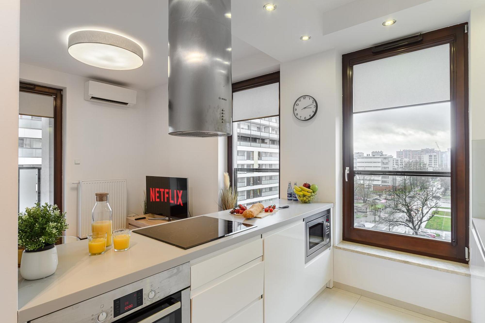 Cozy Family Apartments With Balcony Near Zlote Tarasy Warschau Kamer foto